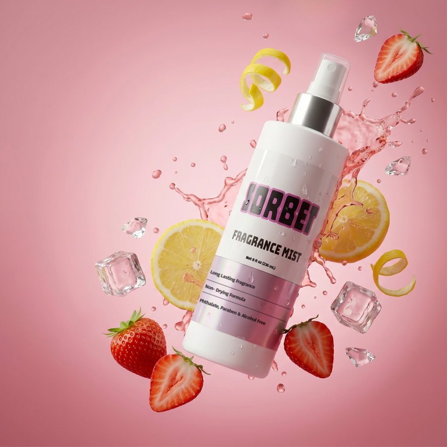 sorbet dog fragrance mist with bright frozen-fruit styling