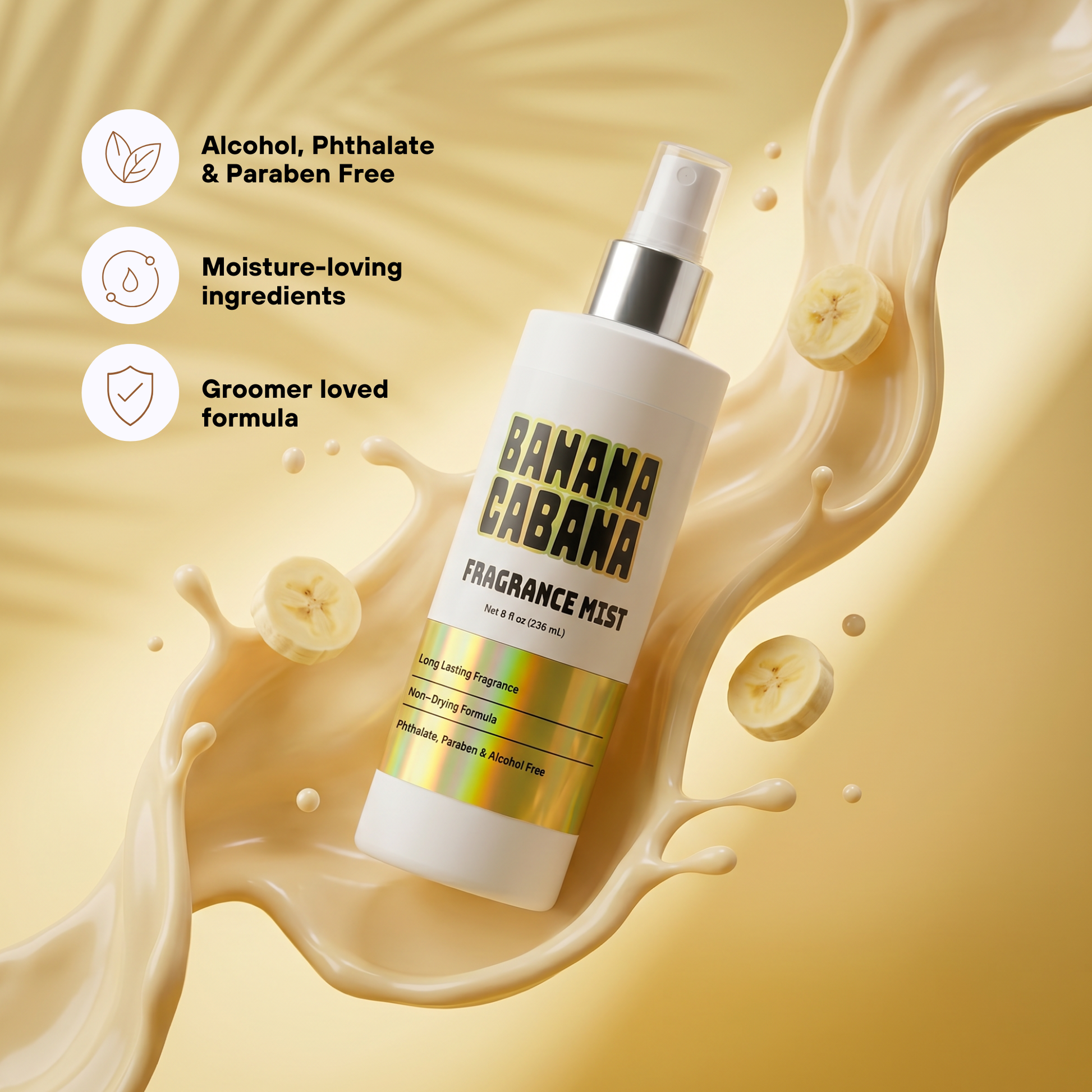 Long-Lasting Dog Cologne | Banana Cabana Fragrance Mist – Shniff