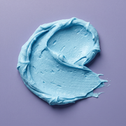 swatch of blue creamy product dog face wash facial fresh laundry